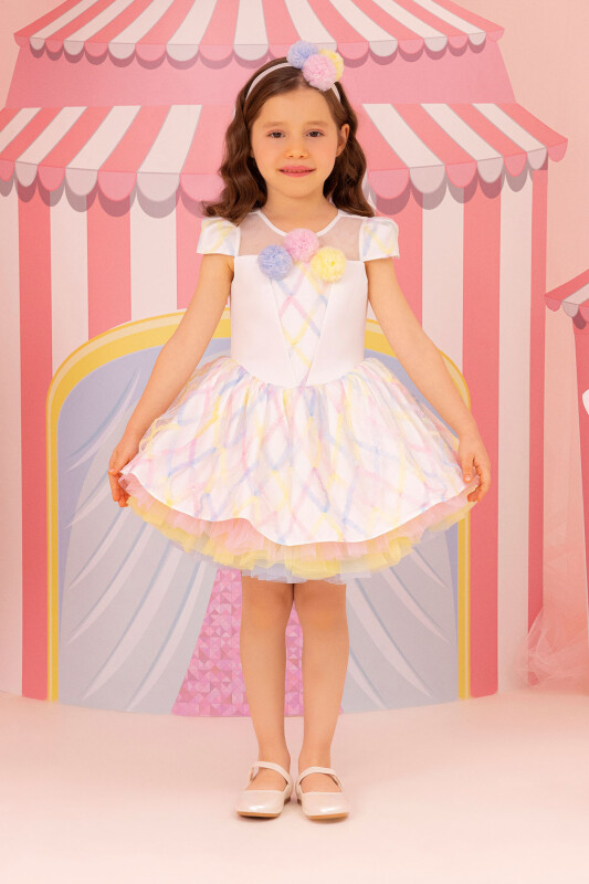 Colorful Ice Cream Girls Dress 6-24 MONTH 34248PR - Clothes