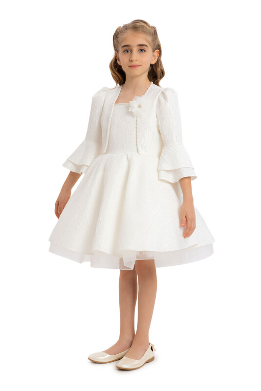 Ecru Girls Set with Bolero 8-12 AGE 34309PR - Clothes (1)