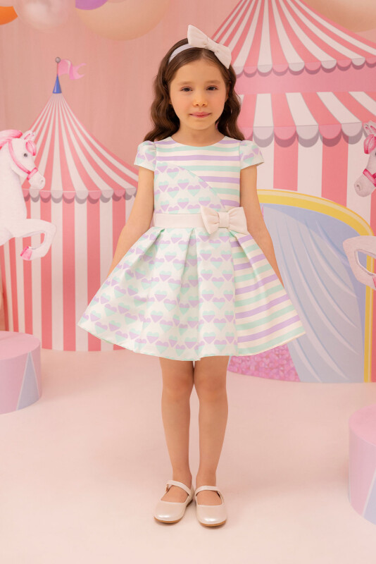 Mint Girls Heart Dress 6-24 MONTH 34171PR - Clothes