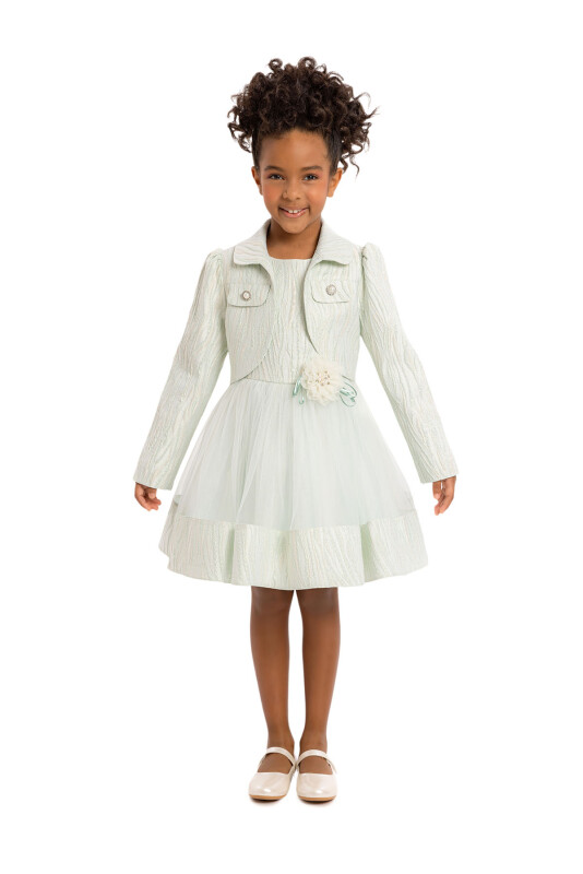 Mint Girls Set with Bolero 3-7 AGE 34241PR - Clothes (1)