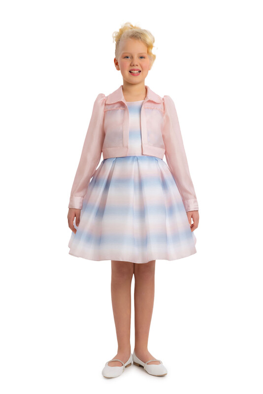 Powder Girls Set with Organza Jacket 8-12 AGE 34264PR - Clothes (1)