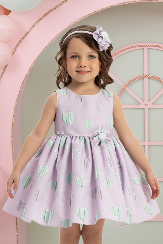 Lilac Baby Girl Dress 6-24 MONTH 35461PR - Clothes