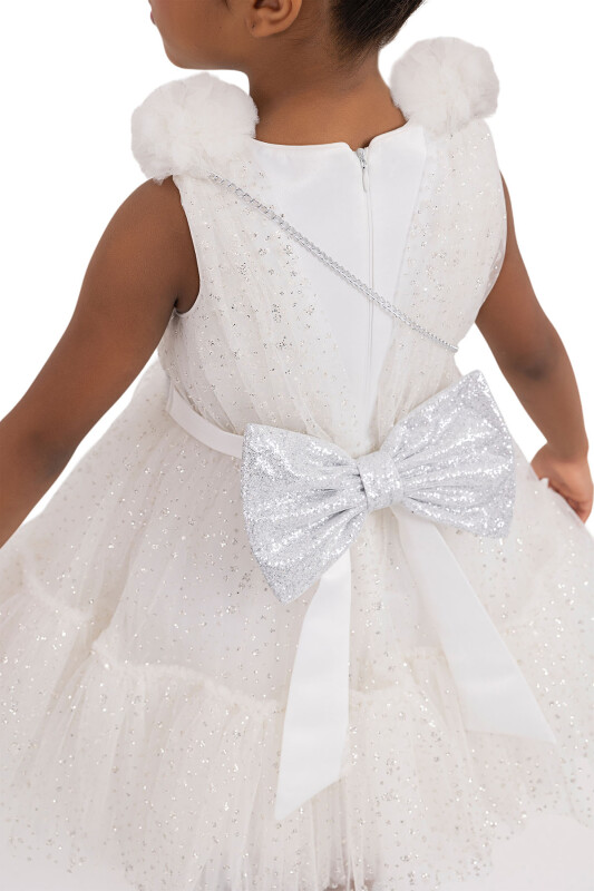 Ecru Tulle Dress for Girls 2-6 AGE 33201PR - Clothes