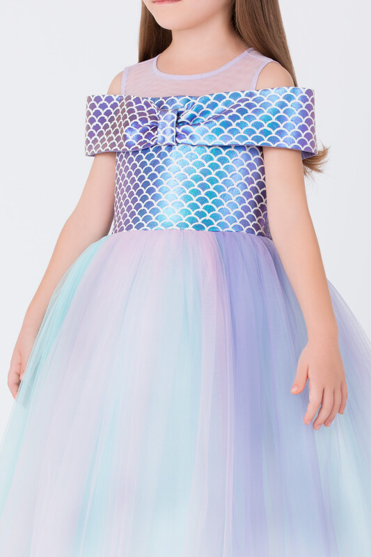 Colourful Girls Mermaid Dress 3-7 AGE 35046PR - Clothes (1)