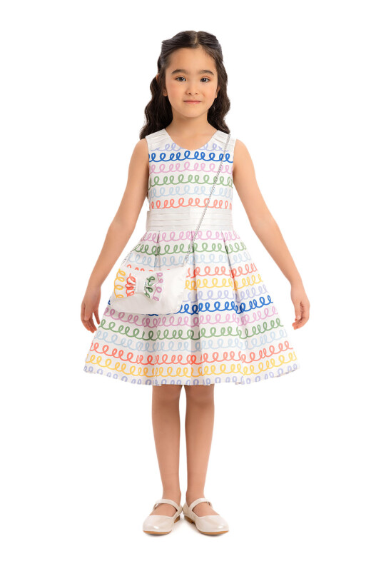 Colorful Girls Sleeveless Dress 3-7 AGE 34209PR - Clothes (1)