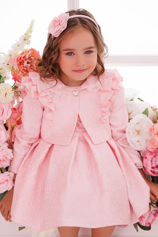 Powder Baby Dress with Bolero 6-24 MONTH 35395PR - Clothes