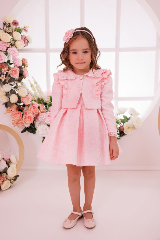 Powder Baby Dress with Bolero 6-24 MONTH 35395PR - Clothes (1)