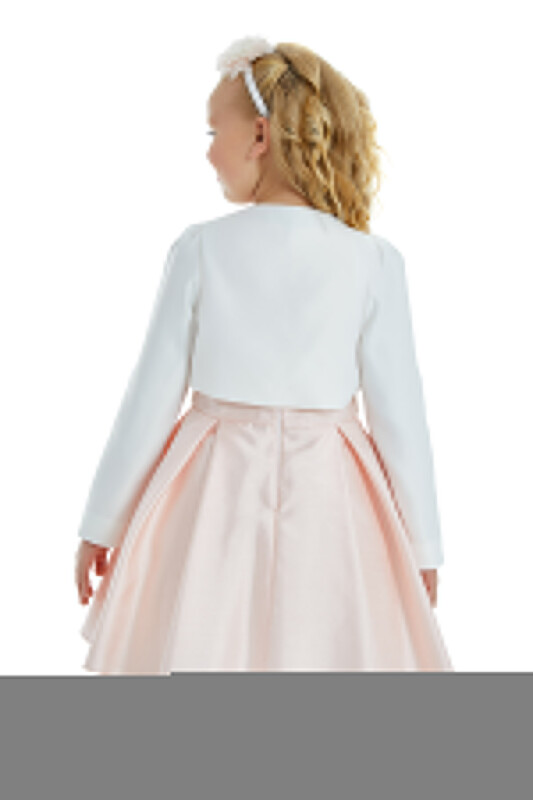 Ecru Girl Embroidered Satin Bolero 8-12 AGE 32237PR - Clothes