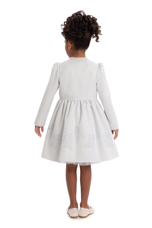 Blue Girls Set with Kaftan Jacket 3-7 AGE 34315PR 