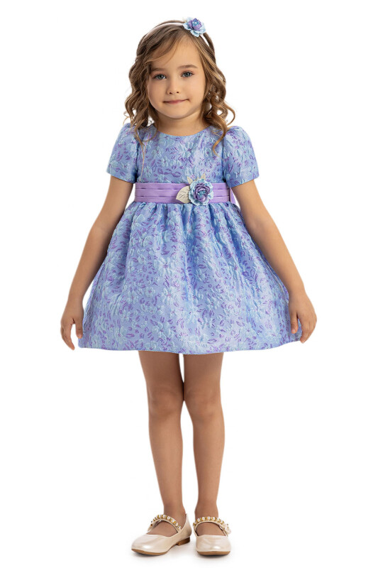 Lilac Baby Dress with Hair Accessory 6-24 MONTH 35345PR - Clothes (1)