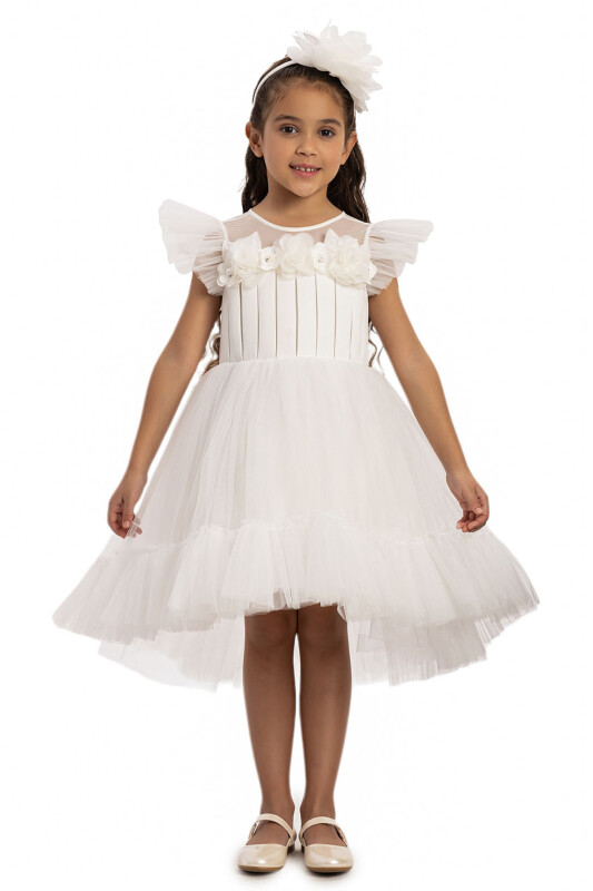 Ecru Girls Dress 3-7 AGE 35194PR - Clothes (1)
