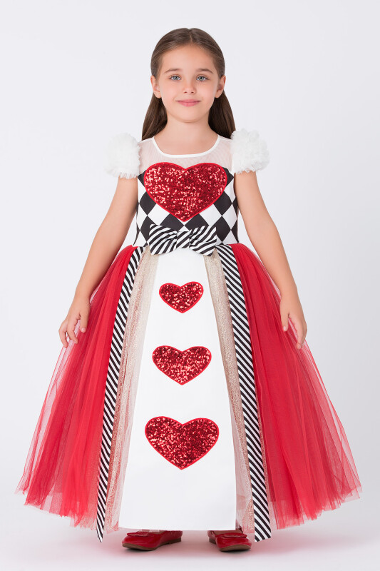 Colourful Girls Queen Costume 3-7 AGE 35020PR - Clothes