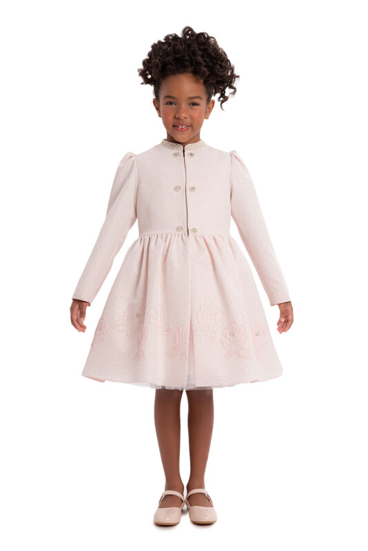 Powder Girls Set with Kaftan Jacket 3-7 AGE 34315PR - Clothes (1)