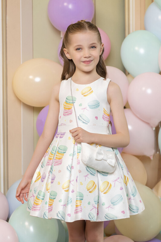 Green Sleeveless Dress for Girls 2-6 AGE 33199PR - Clothes (1)