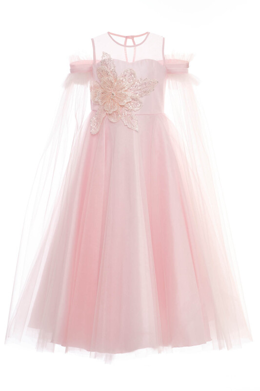 Powder Girls Embellished Off-Shoulder Tulle Dress 8-15 AGE 36139PR - Clothes (1)