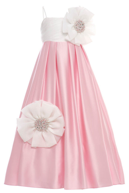 Powder Girls Elegant Flower Appliqué Tulle Ball Gown 8-15 AGE 36049PR - Clothes (1)