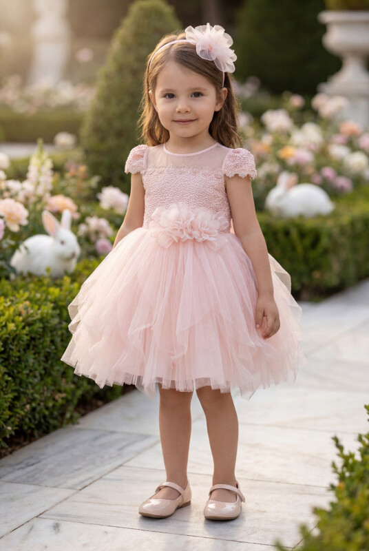 Powder Baby Dress Tulle Skirt 6-24 MONTH 35068PR - Clothes