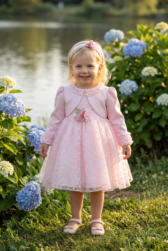 Powder Baby Girl Dress Set 6-24 MONTH 35326PR 